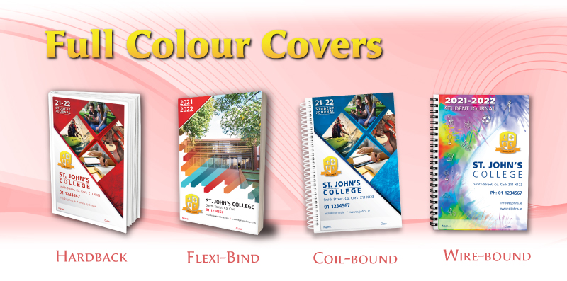 Obrien School Diaries Secondary Full Colour Covers