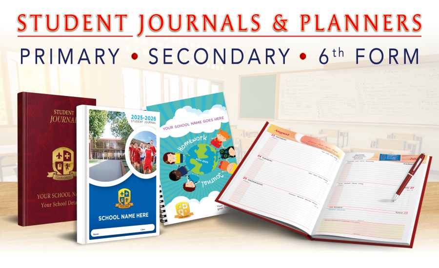 Student Journals & Planners for Primary, Secondary and Sixth Form Schools