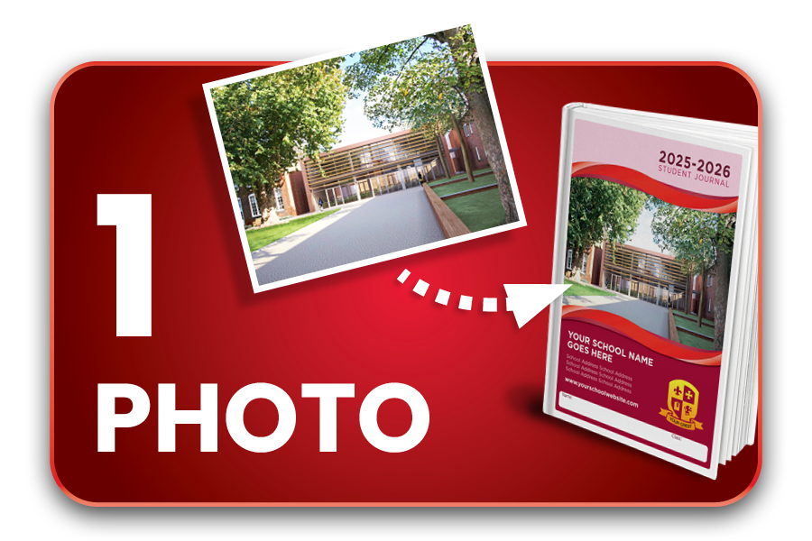  Linking to Custom Full Colour School Covers with 1 Photo