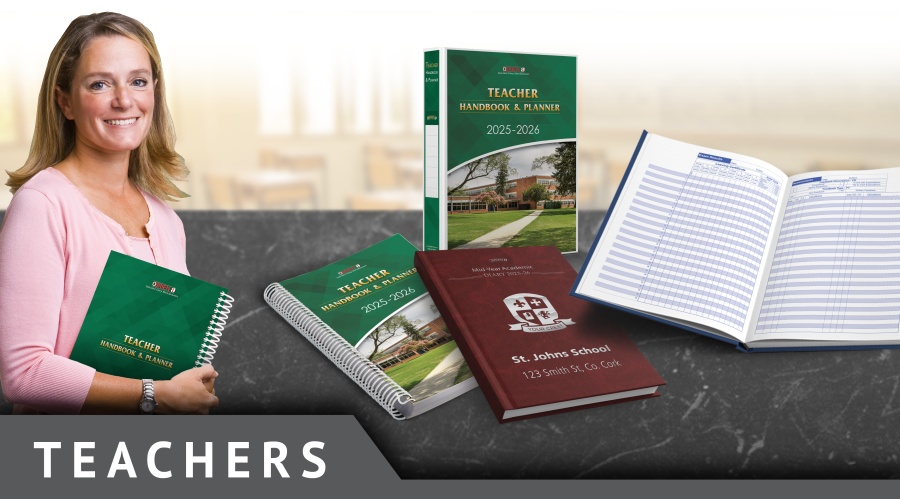 Teachers Planner and Handbook - Designed for teachers to keep student records.